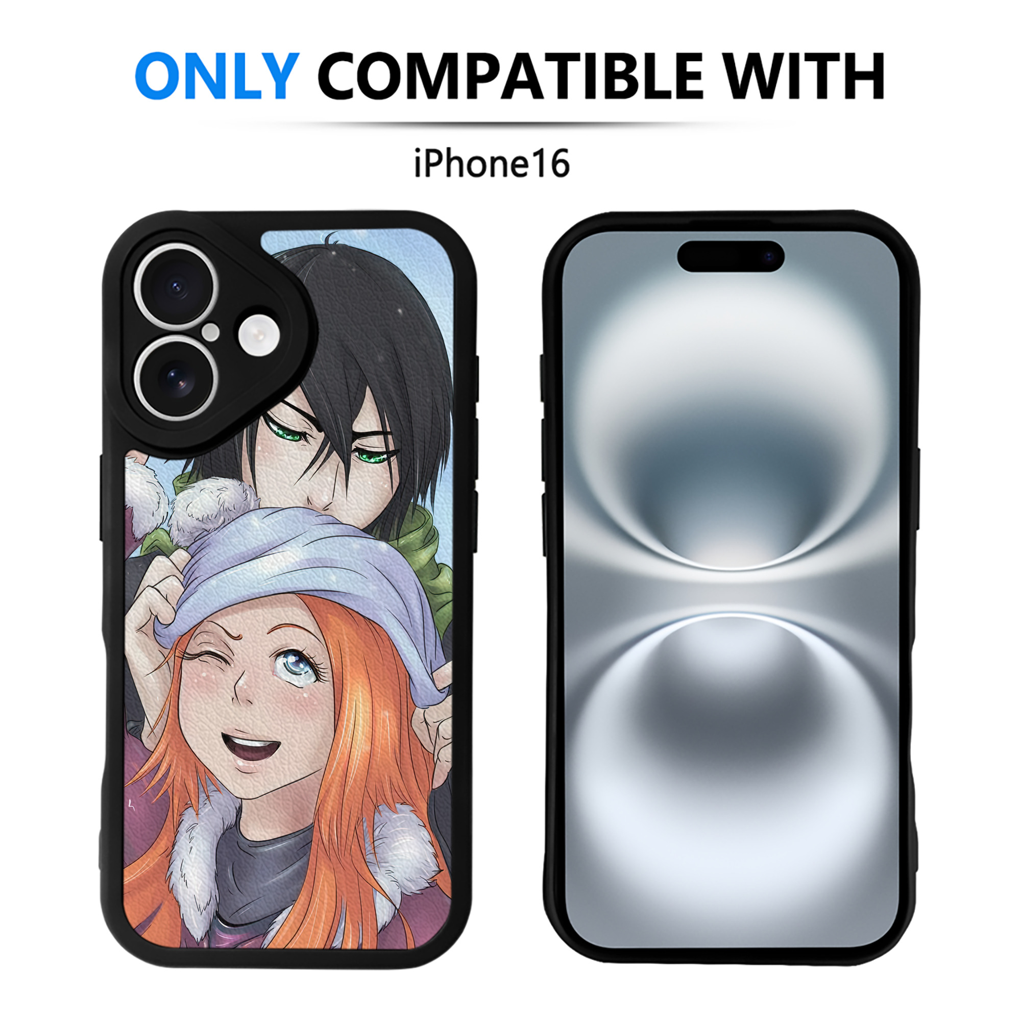 （画像用） ブリーチ BLEACH 【iPhone 16シリーズ対応】シリコンスマホケース（レザー調） 材質：シリコン